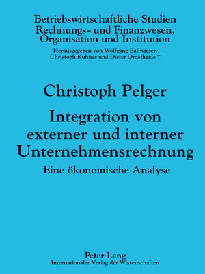 cover image of Integration von externer und interner Unternehmensrechnung